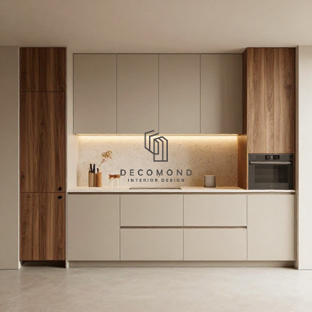 ساخت کابینت مدرن بدون دستگیره در دکوموند اصفهان